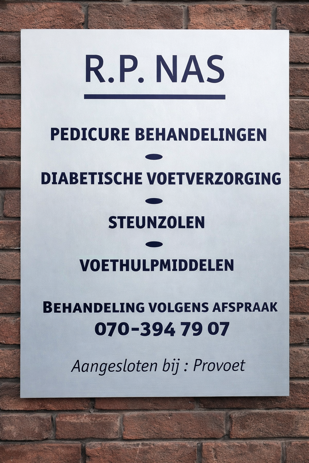 plakaat voorgevel